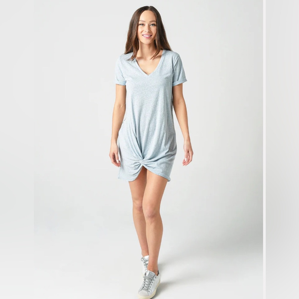 Z Supply The Triblend Side Knot Short Dress - Picture 4 of 4